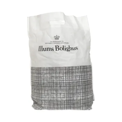 Stofpose (Hvid, Sort) fra Illums Bolighus