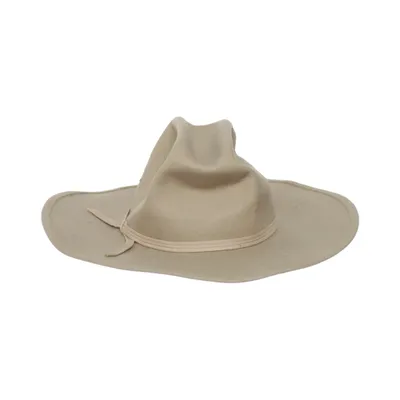 Vilten hoed (Beige) van Cattleman Wol