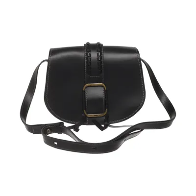 Sac à bandoulière (Noir) de Ba&sh Coton, Cuir