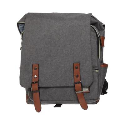 Backpack (Gray, Brown) from Wenjie