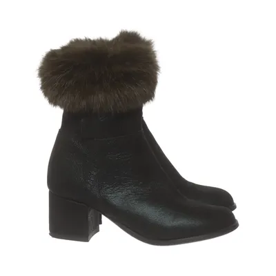 Ankle boots (Black) from DAVOS Gomma Leather