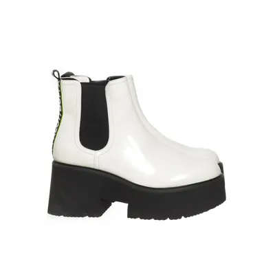 Chelsea boots (Hvid, Sort) fra Buffalo Bomuld