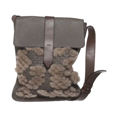 Sac à bandoulière (Gris, Beige) de Oh! by Kopenhagen Fur