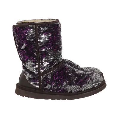 Enkellaarzen (Classic Short Sparkles) van UGG Leer