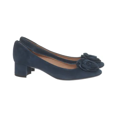 Pumps (Blue) from Footlight Suede