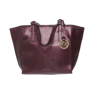 Handtas (Lila) van Cerruti 1881 Leer, Polyester
