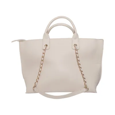 Håndtaske (Beige) fra Don Donna Polyester, Polyurethan
