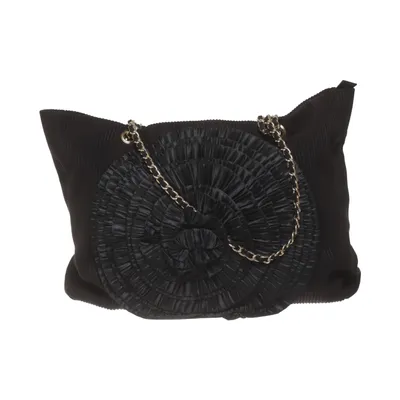 Shoulder-bag (Black) from Gröbe Polyester