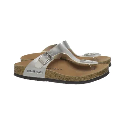 Sandales (Argent) de Lumberjack Cuir