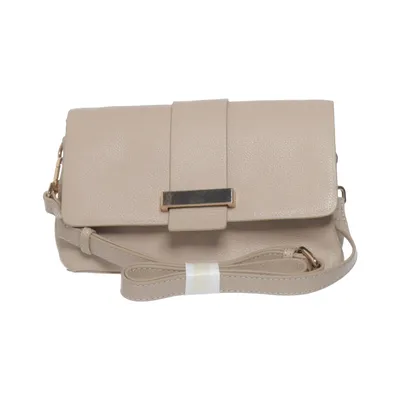 Skuldertaske (Beige) fra Accessorize Læder, Polyester
