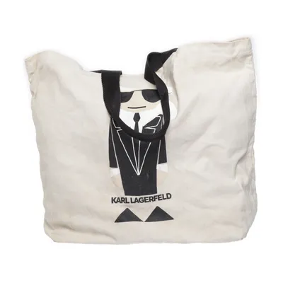 Canvas bag (Beige) from Karl Lagerfeld