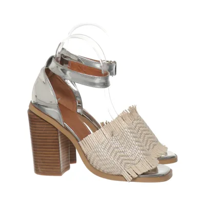 Sandaletten (Beige, Zilver) van Sixtyseven