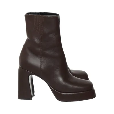 Heeled boots (Brown) from A Pair Leather