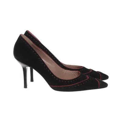 Pumps (Svart, Röd) från Studio Pollini Skinn