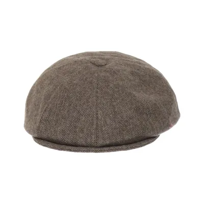 Flat cap (Brun) från Cthericson Polyester, Ull