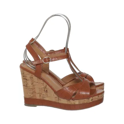 Chaussure compensées (Marron, Beige) de Sprox Faux cuir