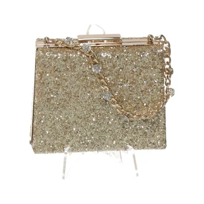 Sac pochette (Or) de True Decadence Polyester, Polyuréthane