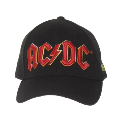 Honkbalpet (Zwart, Rood, Geel) van ACDC Polyester