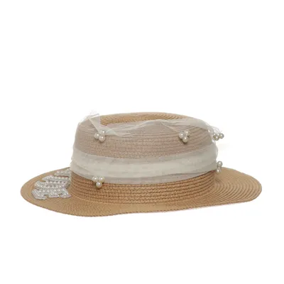 Solhat (Beige, Hvid)