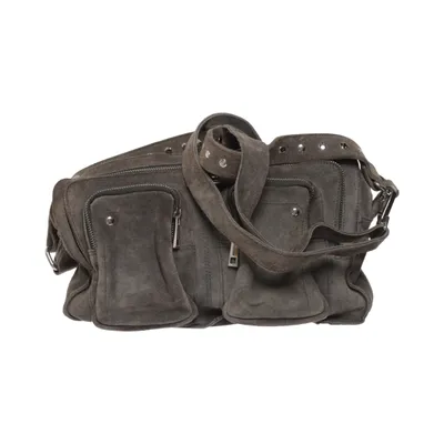 Shoulder-bag (Gray) from Núnoo Suede
