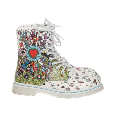 Laced boots (White, Multicolored) from Dockers by Gerli