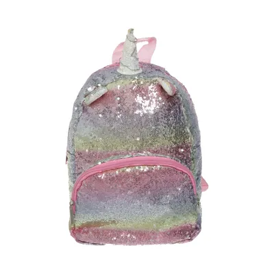 Rugzak (Roze, Meerkleurig) van Claire's Katoen, Polyester