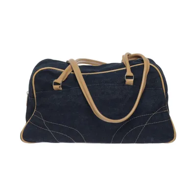 Handtas (Blauw, Beige)