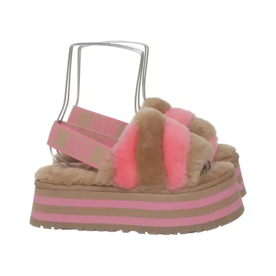Tofflor (Disco Stripe Slide) från UGG Lyocell, Återvunnen polyester, Ull