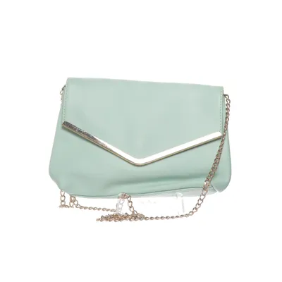 Sac pochette (Turquoise, Or) de SIX Polyester, Polyuréthane