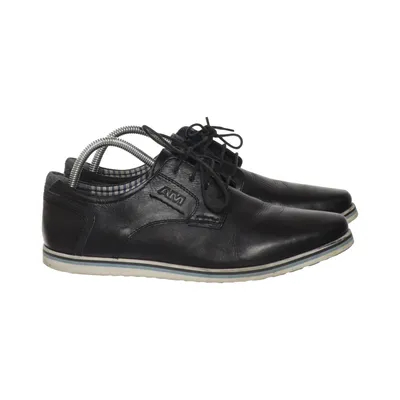 Derbyskor (Svart) från AM Shoe Company Skinn