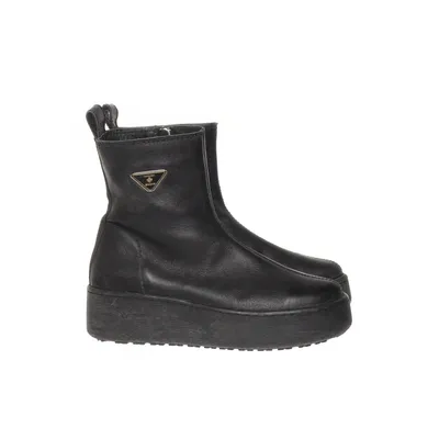 Bottines (Noir) de Canada Snow Cuir