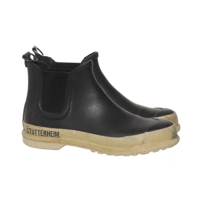 Bottines en caoutchouc (Noir, Beige) de Stutterheim x Novesta Cuir