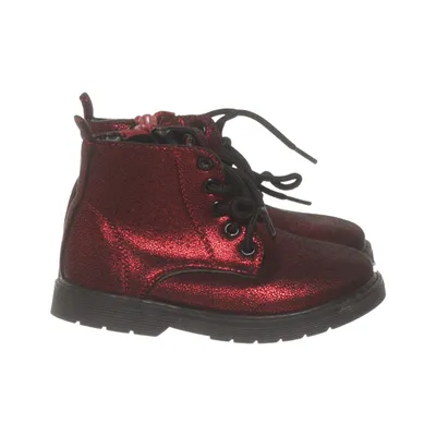 Laced boots (Red) from Dunnes