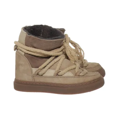 Bottes à lacets (Beige, Marron) de Inuikii