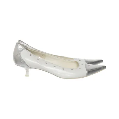 Escarpins (Blanc, Argent) de Novita Cuir