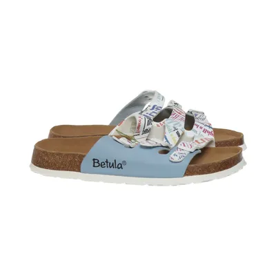 Sandales (Blanc, Multicolore) de Betula Cuir