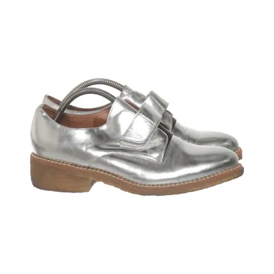 Monk strap shoes (Silver) from Jeffrey Campbell Leather