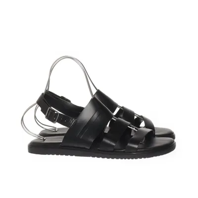 Sandalen (Zwart) van Kiomi Leer