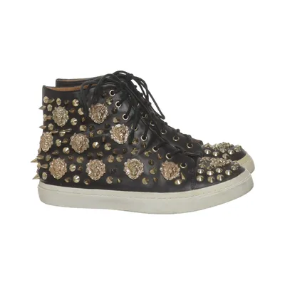 Snørestøvler (Sort, Guld) fra Jeffrey Campbell Læder