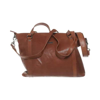 Sac à bandoulière (Marron) de Spikes & Sparrow Coton, Cuir, Polyester