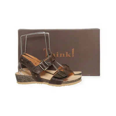 Sandalen (Öko fair aus Österreich innen pflanzlich gegerbtes Leder verstellbar) van Think! Leer