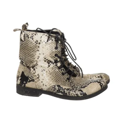 Laced boots (Beige, Black, Multicolored) from Lola Ramona
