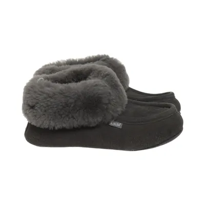 Slippers (Gray) from Axelda Leather, Wool
