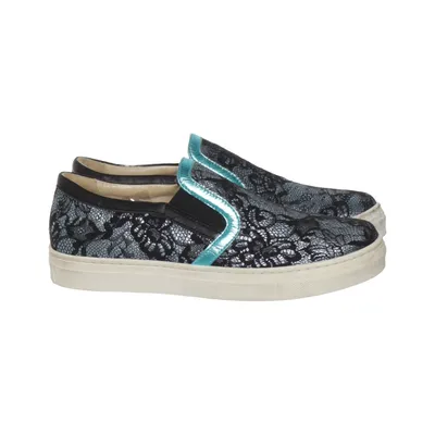 Slip-ons (Black, Blue, Multicolored) from Gallucci Leather