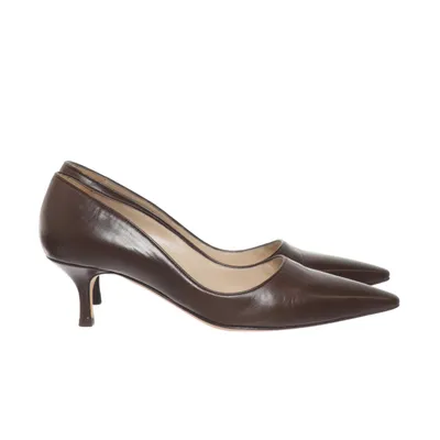 Pumps (Brown) from Giorgio Armani Leather