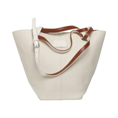 Handbag (Beige, Brown)