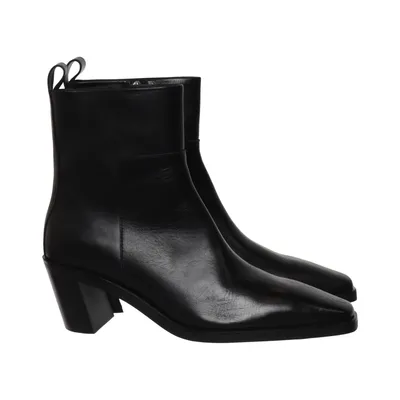 Støvletter (Cowboy Boot Zip Lth) fra Calvin Klein Jeans Læder