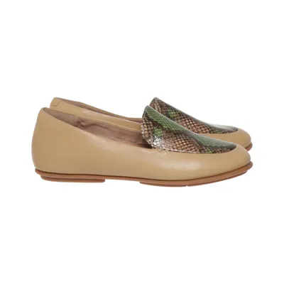 Loafers (Beige, Grøn, Brun) fra Fitflop Læder