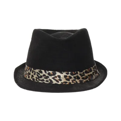 Chapeau Fedora (Noir, Marron) de Heart Quake Coton, Polyester, Laine