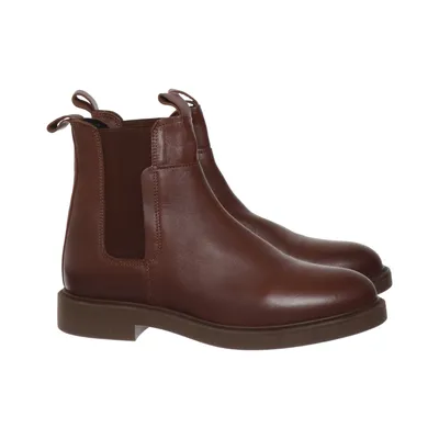 Chelsea boots (Bruin) van Shoe the Bear Leer